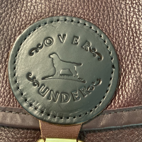 Over Under Shoulder Bag handcrafted in USA 100% Leather Bag - Picture 2 of 16